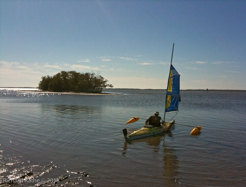 Day 0 - Fancy Sea Kayak - Sail Reefed