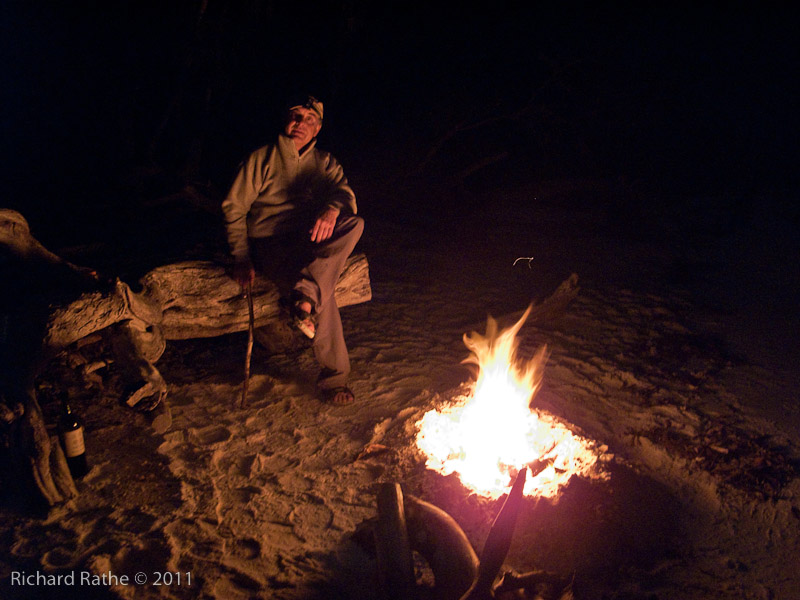 Day 1 - Picnic Key - Rick by Campfire