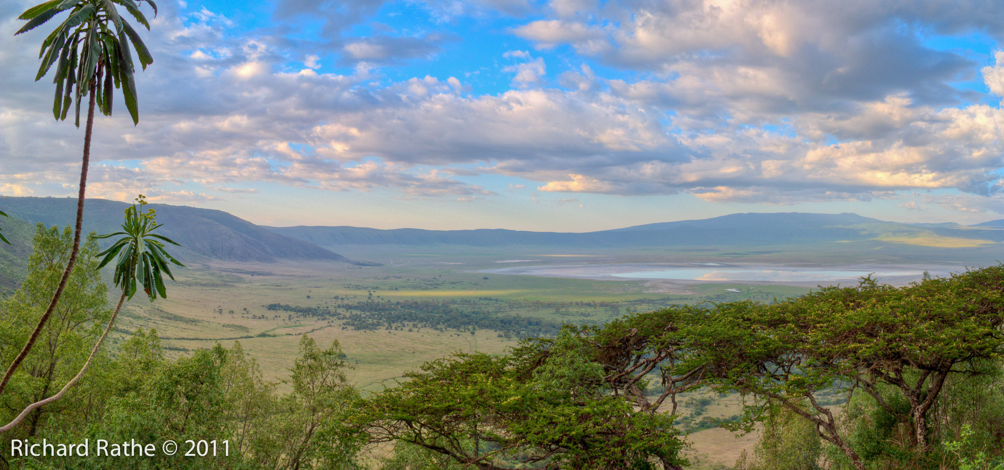 Ngorongoro Crater at Sunset (cropped)