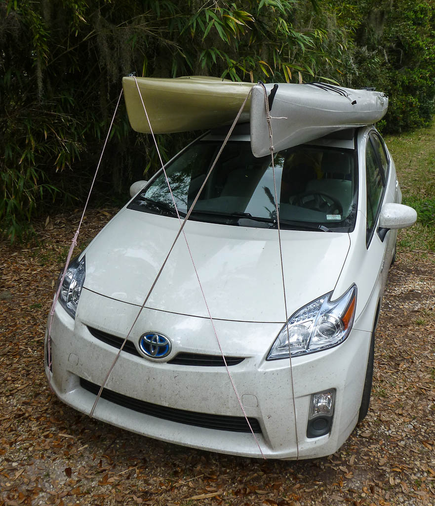 toyota prius kayak roof rack