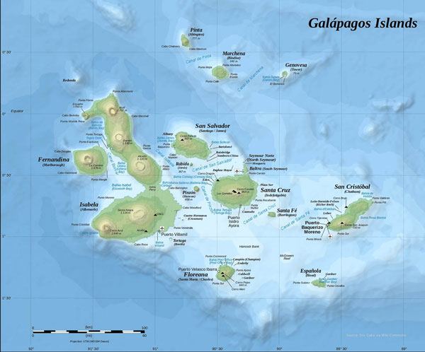 Galapagos Map