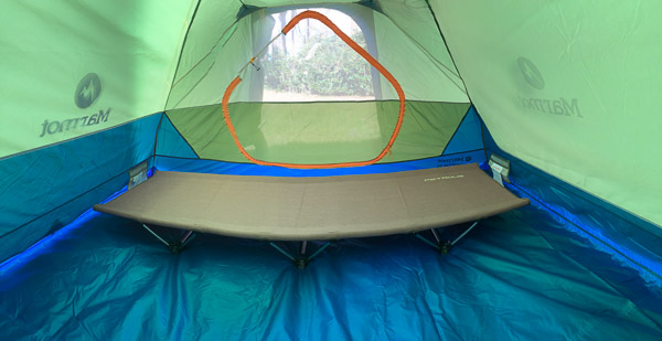 Tent Interior with Cot