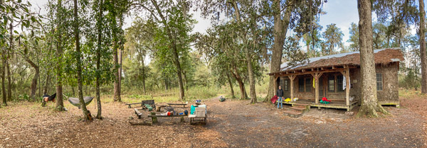 Campsite and Cabin