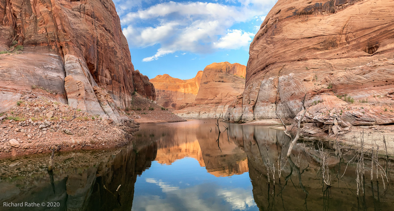 Photo by Richard Rathe Panorama, Canyon, Slick_Rock, Iceberg_Canyon, Lake_Powell, Utah