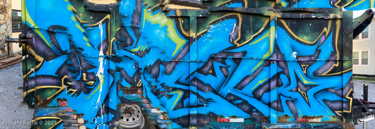 Photo by Richard Rathe Panorama, Panopainting, Graffiti