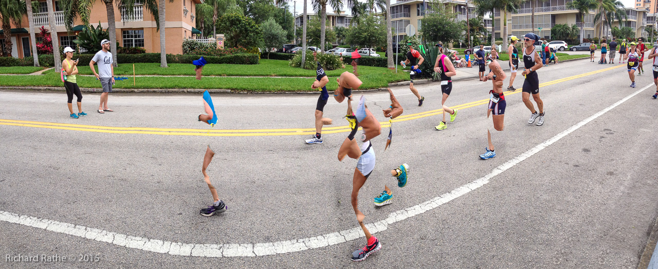 Photo by Richard Rathe Panorama, Panopainting, Triathlon, Runners, St_Petersburg, Florida