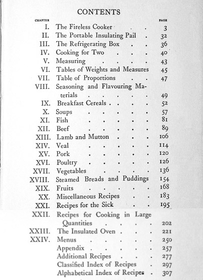 Table of Contents