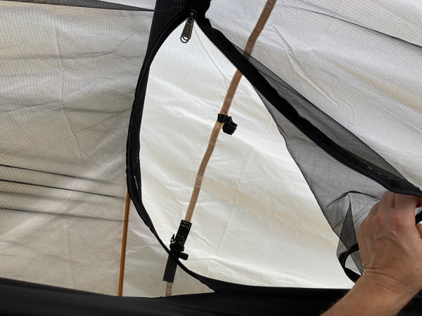 Fly Access from within the Hammock
