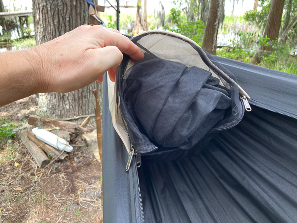 Hammock Netting Folded