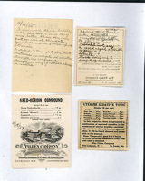 1011 Patent Medicine Labels Tilden Company 