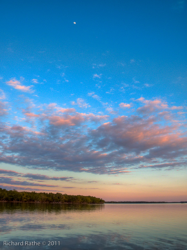 Day 2 - Rabbit Key - Sunset with Moon (HDR)