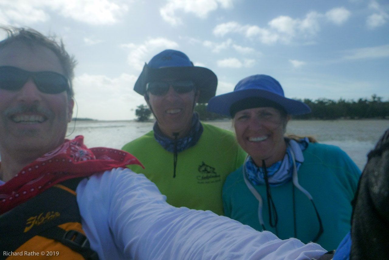 Fellow Midwesterners Chuck and Cindy on Rabbit Key 