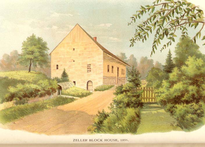 Fort Zeller Painting 1895