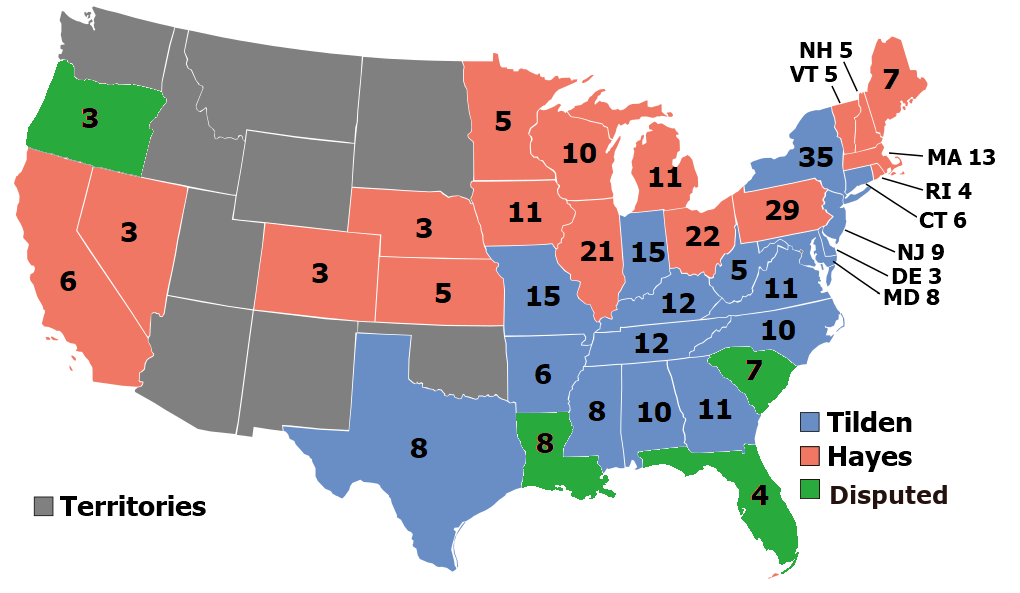 1876 Electoral Map (source:wikipedia)