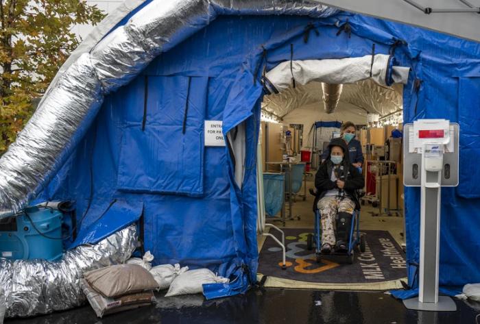 Temporary COVID-19 Ward Los Angeles 2021 [source:article]