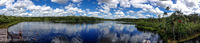 Panorama 011 Panorama Sasha Lodge Ecuador Pilchicocha Lake Sacha Lodge