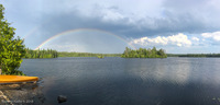 Panorama 322 Bwca 2018 Panorama Lake Polly Rainbow