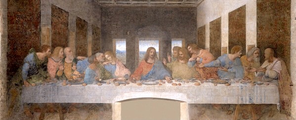 Leonardo da Vinci &mdash; The Last Supper [source:wikipedia]
