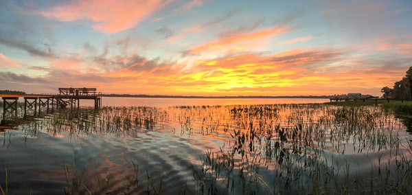 Sunrise on Lake Santa Fe