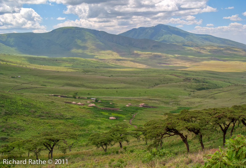 Maasai Boma outside Ngorongoro Crater