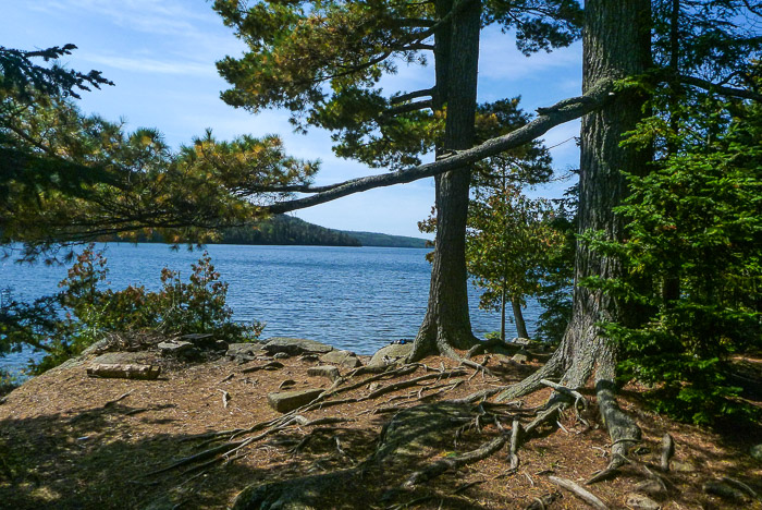 Winchell Campsite Looking Down the Lake
