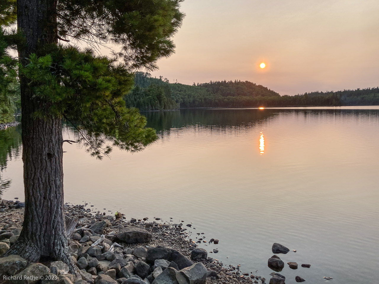 Smoky Sunset