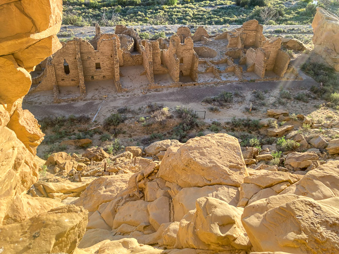 Cliff Rim Trail Above Kin Kletso Ruins