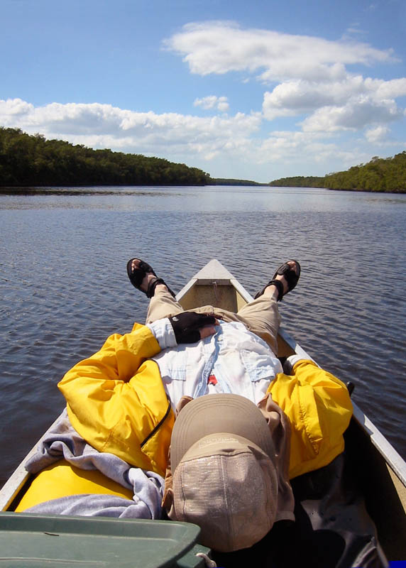 Drifting on the Shark River