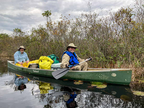 Packed Canoe on the Red Trail
