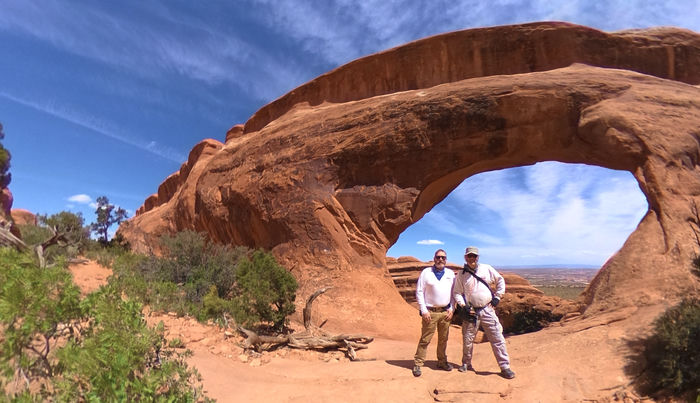 Brothers at the Partition Arch