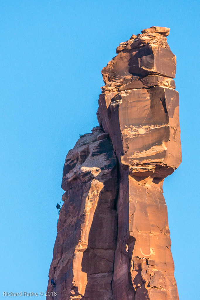 Climbers on Moses 